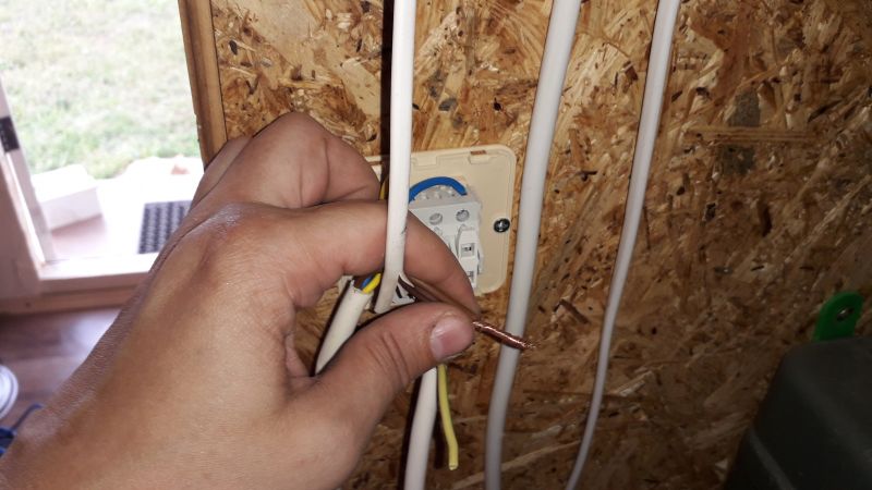 Electrical Outlet Relocation detail