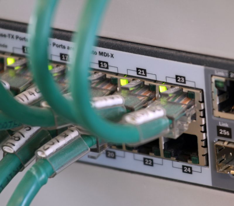 Ethernet Cable Installation detail